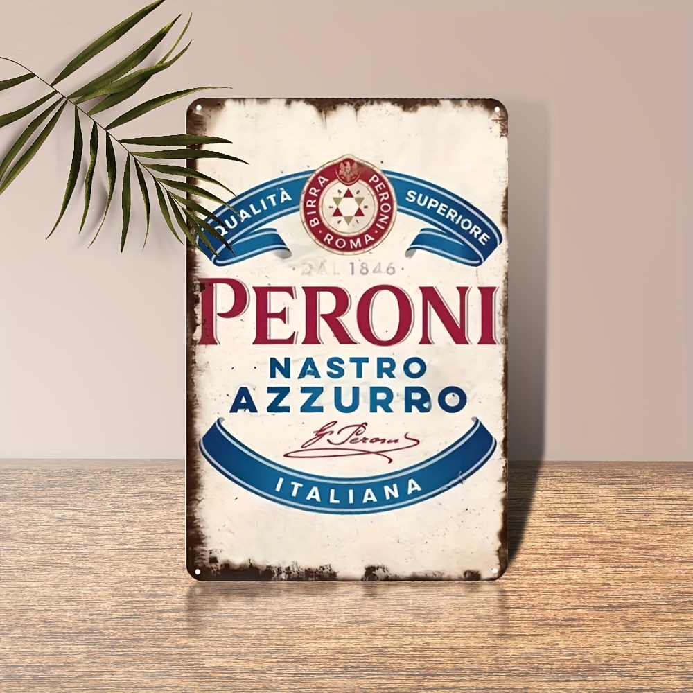 Brass Weight Plate - Letrero Metálico Vintage de la Cerveza