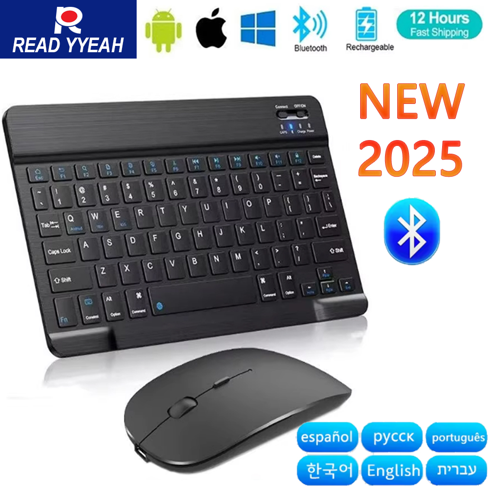 Gaming Keyboard Mouse Wireless - Nuevo teclado inalámbrico Bluetooth 2025 para