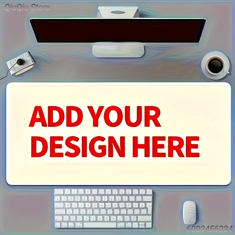 Gaming Keyboard And Mouse - Alfombrilla de Ratón Personalizada con Imagen,