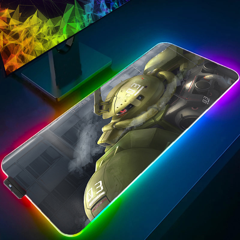 Gaming Keyboard And Mouse Mobile - Alfombrilla de ratón RGB para jugadores,