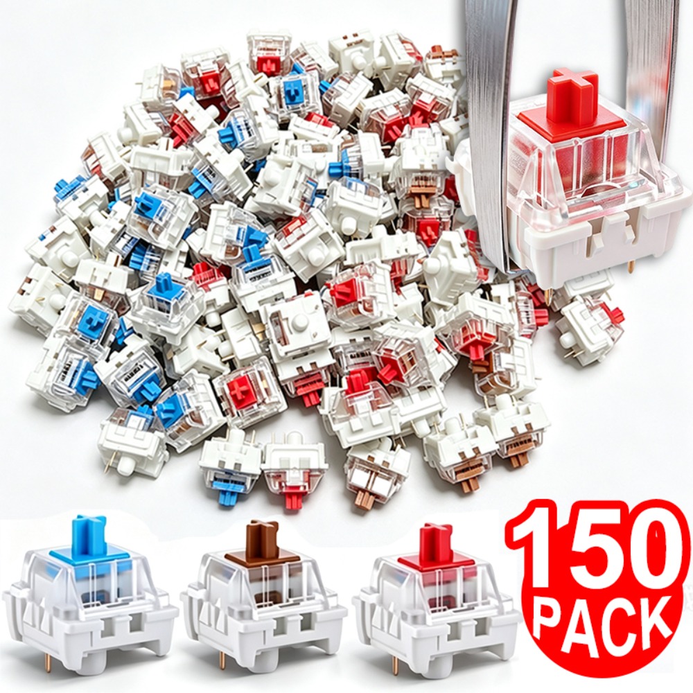 1-150 interruptores mecánicos  - Keyboard Gaming Blue Switch reseña y precio