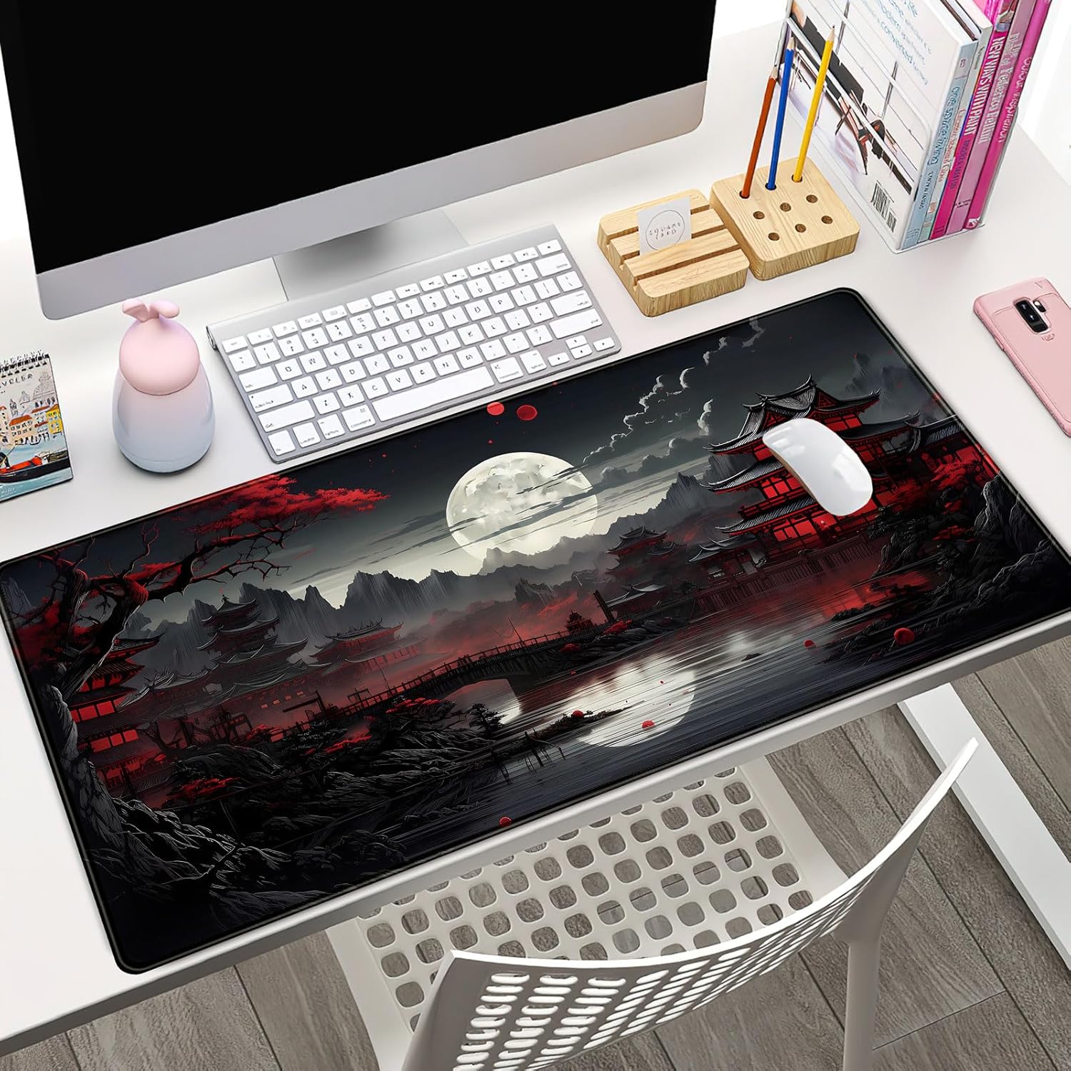 Alfombrilla de escritorio japo - Gaming Keyboard And Mouse reseña y precio