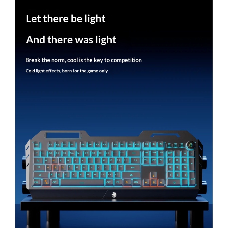 Combo de Teclado Mecánico Inal - Keyboard Gaming Blue Switch reseña y precio