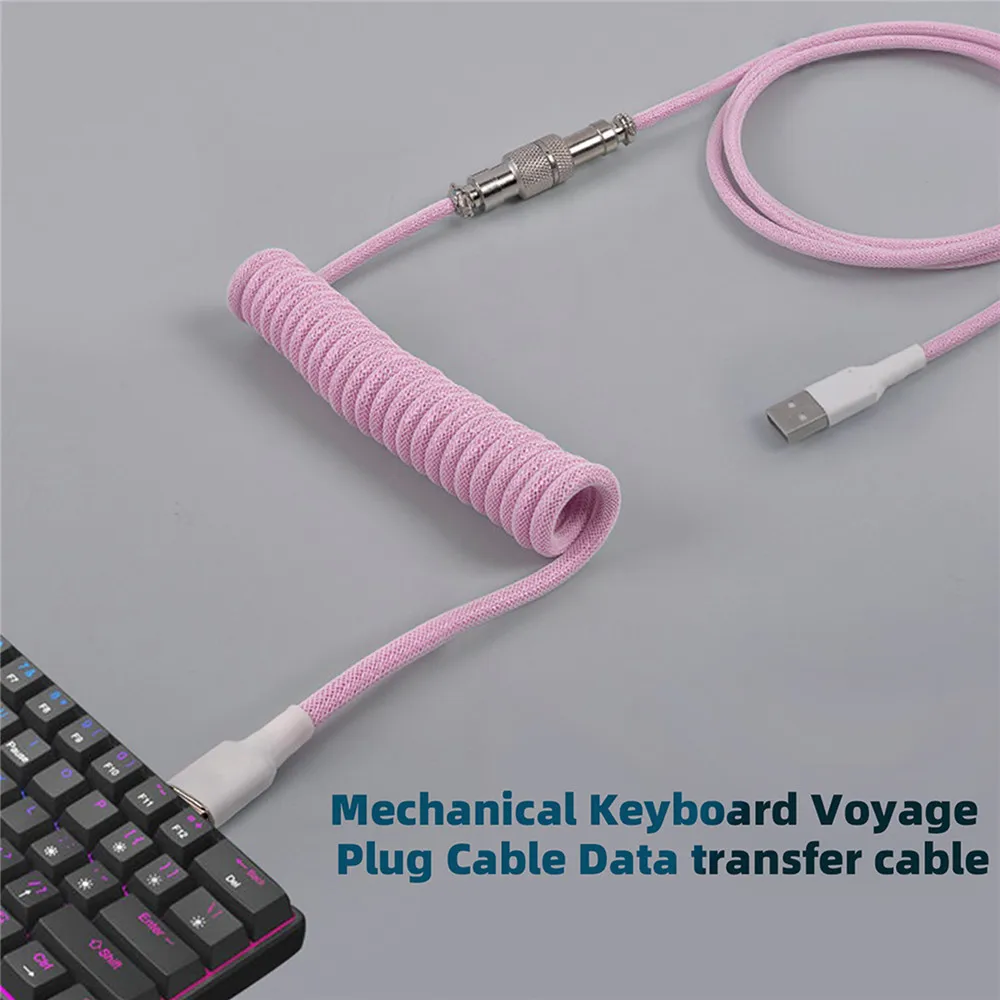 Nuevo Cable en espiral para te - Gaming Keyboard Type C reseña y precio