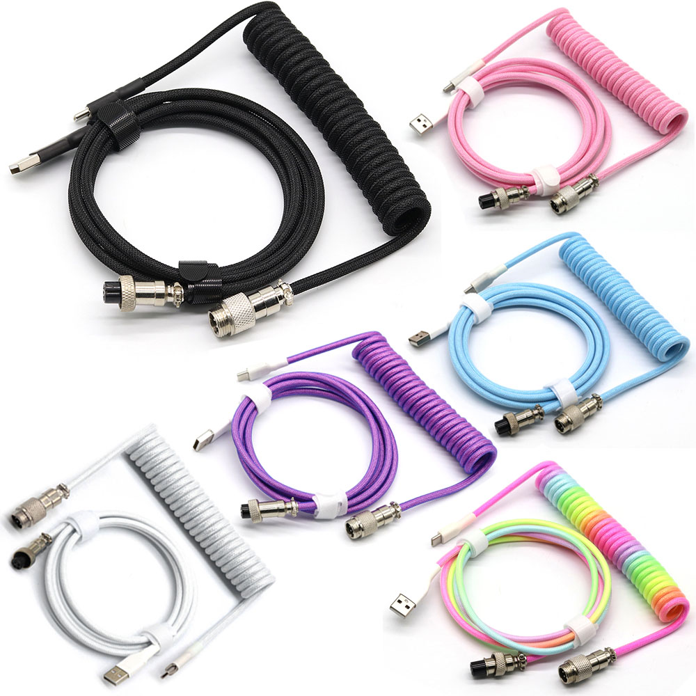 Cable en espiral para teclado  - Gaming Keyboard Type C reseña y precio