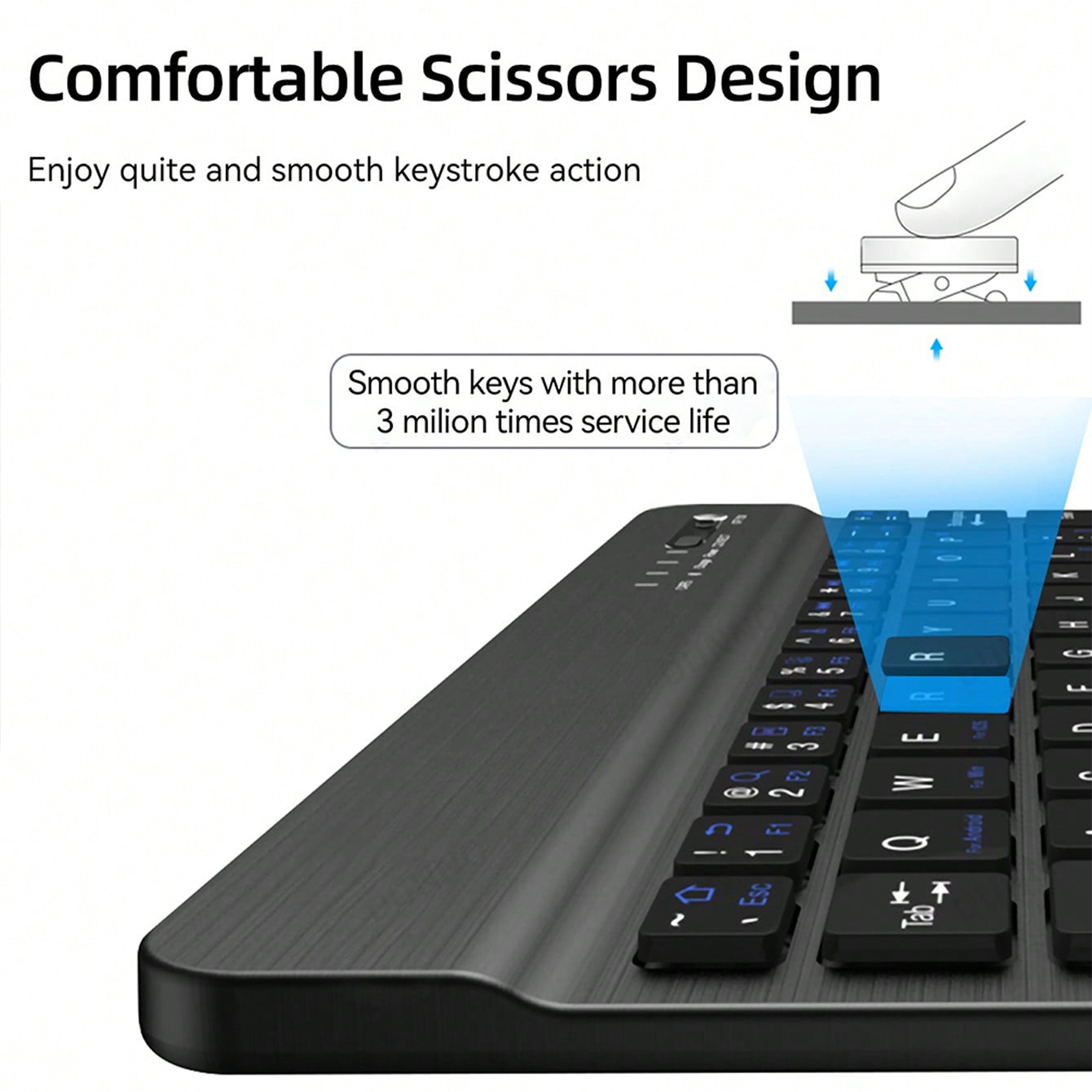 Teclado multilingüe para table - Gaming Keyboard Mouse Wireless reseña y precio