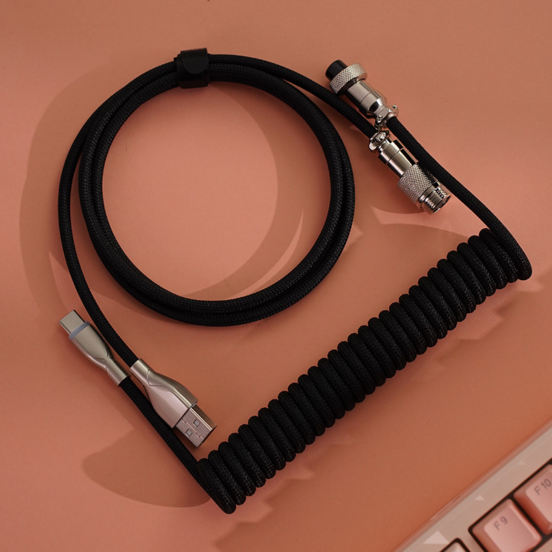 Cable USB Tipo C en Espiral pa - Gaming Keyboard Type C reseña y precio