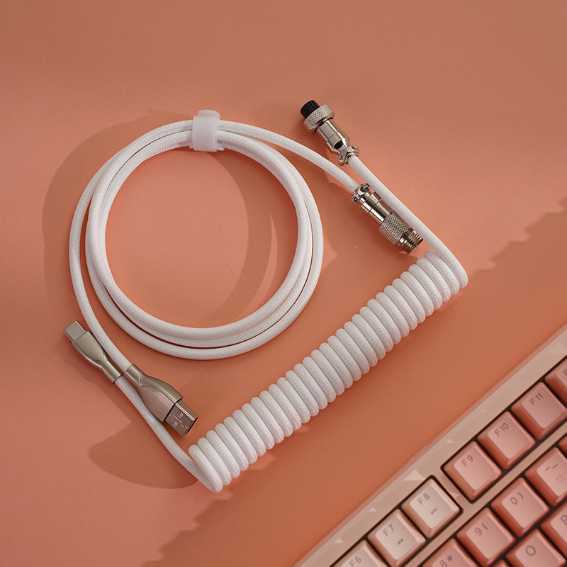 Cable USB Tipo C en Espiral pa - Gaming Keyboard Type C reseña y precio