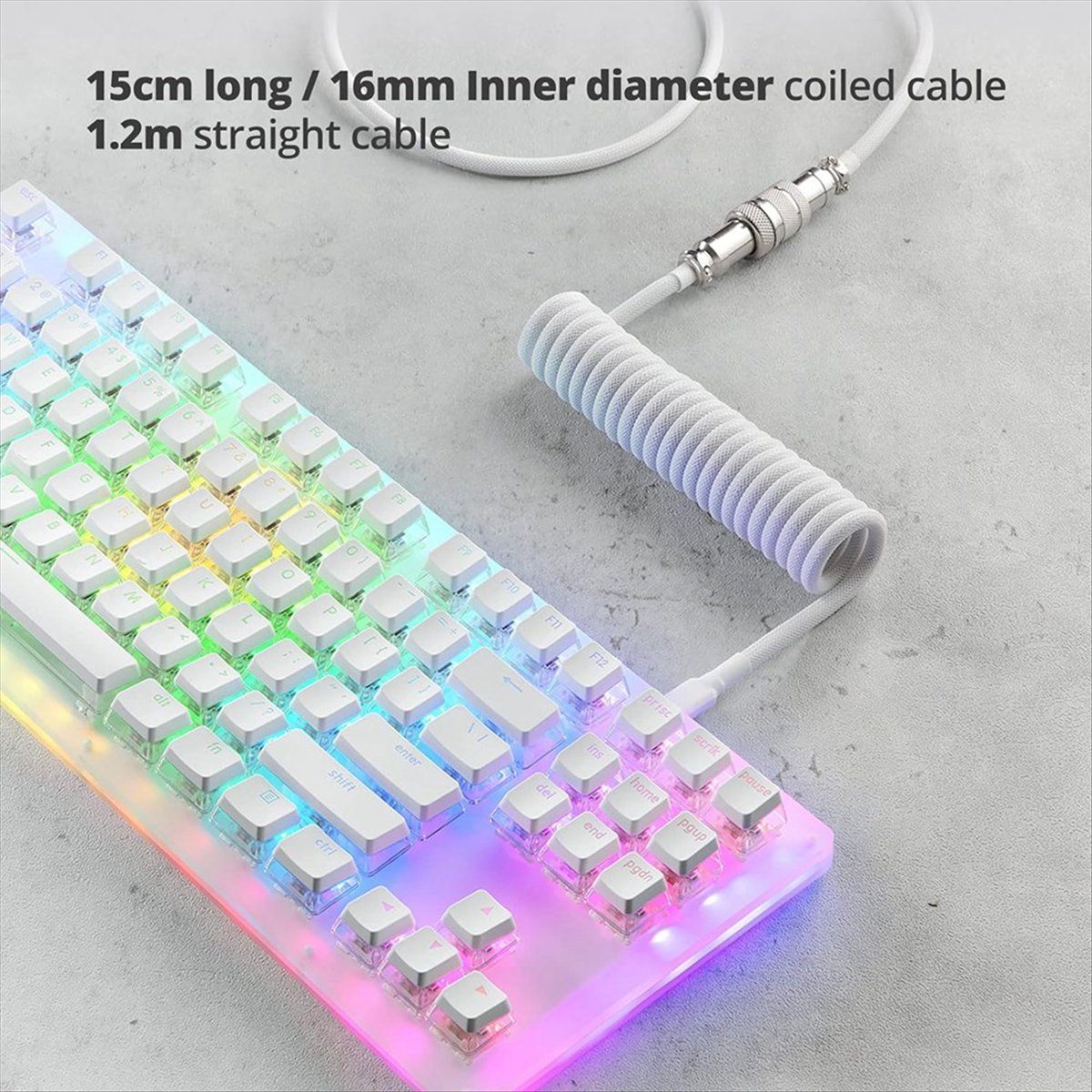 Cable USB Tipo-C AAAE para Tec - Gaming Keyboard Type C reseña y precio