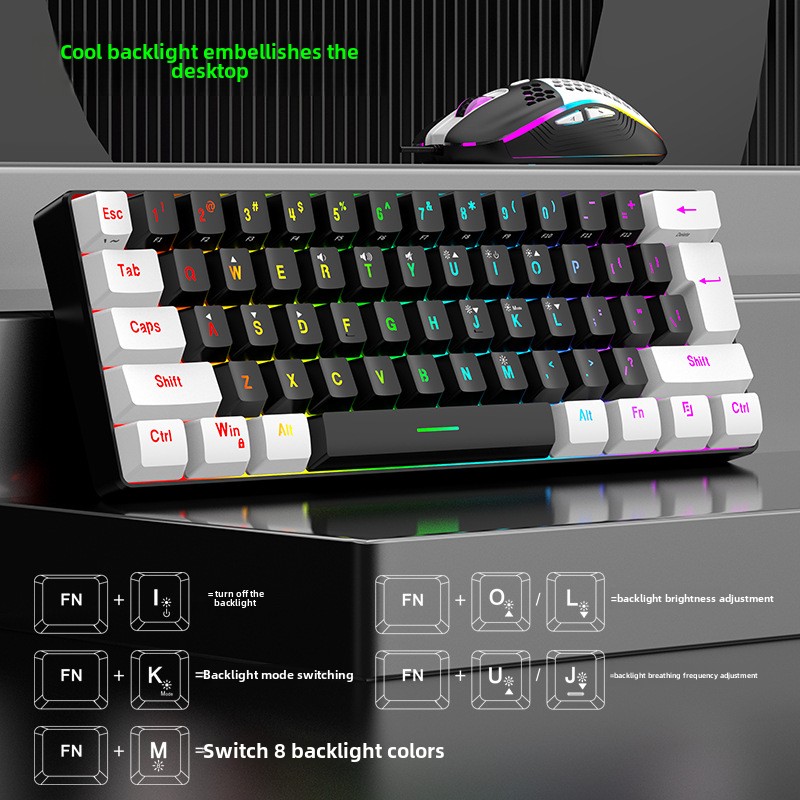 Conjunto de Teclado y Ratón pa - Keyboard Mouse Bundle Gaming reseña y precio